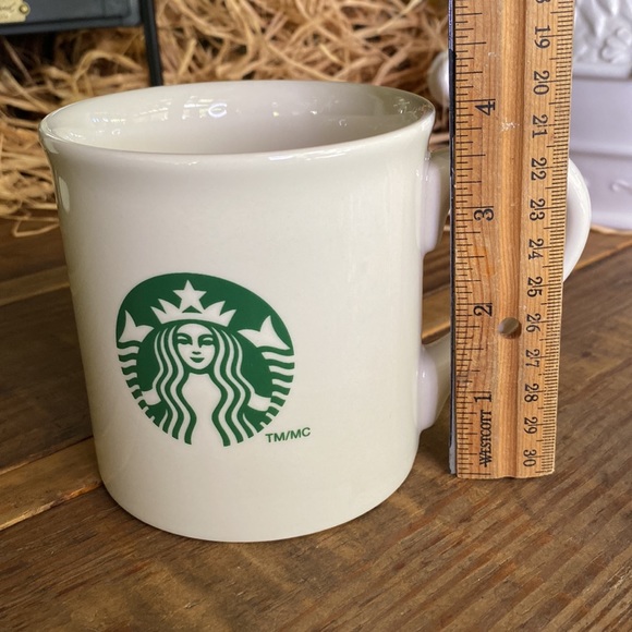 Starbucks Brand 2013 Collection 14oz White Handled Mug with Starbucks Logo ☕️ - Picture 9 of 13